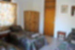 Inside a safari chalet