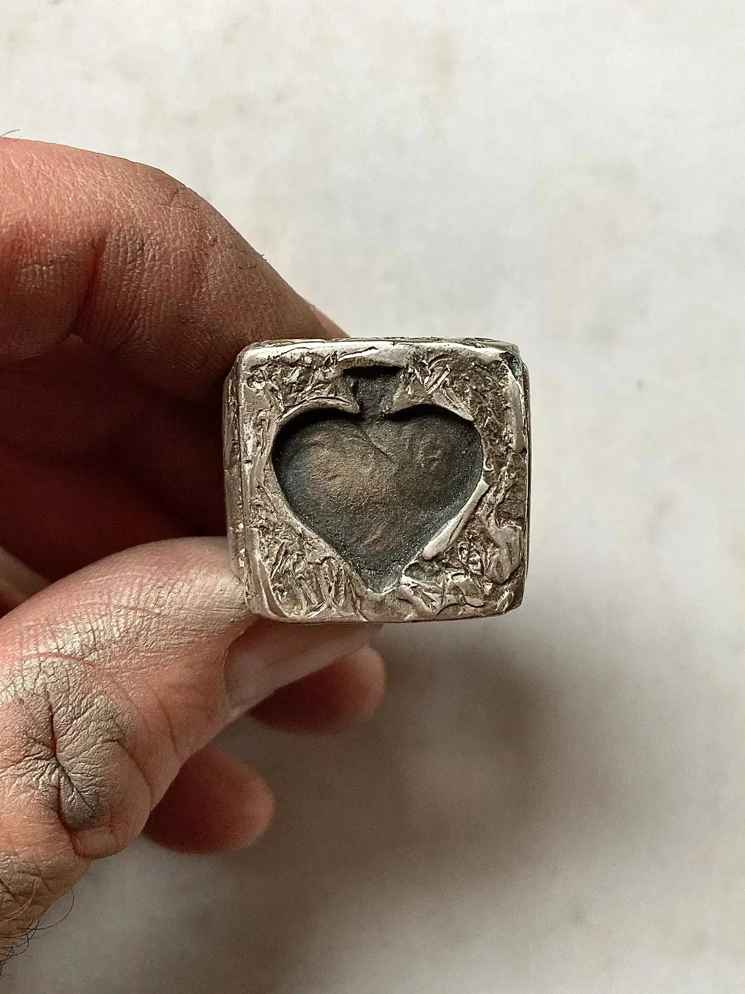 Ace of Spades Ring | Sterling Silver