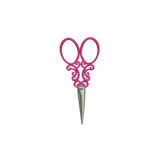 Crafting scissors embroidery design EmbroideryMatters101