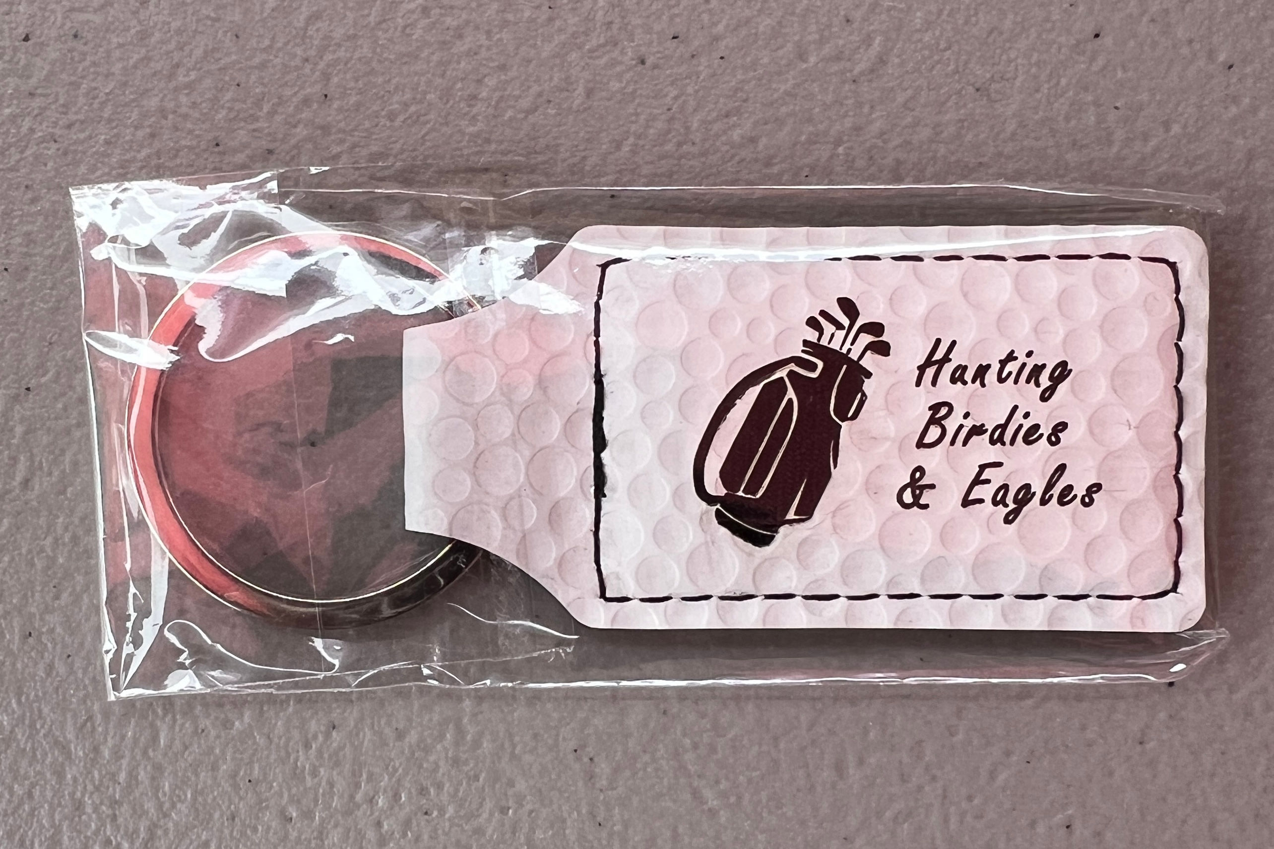 Keychain - golf texture