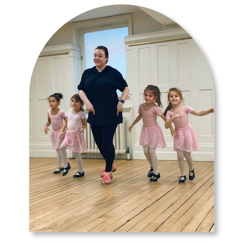 Children enjoying a ballet and tap class at Theative Performing Arts in Streatham
