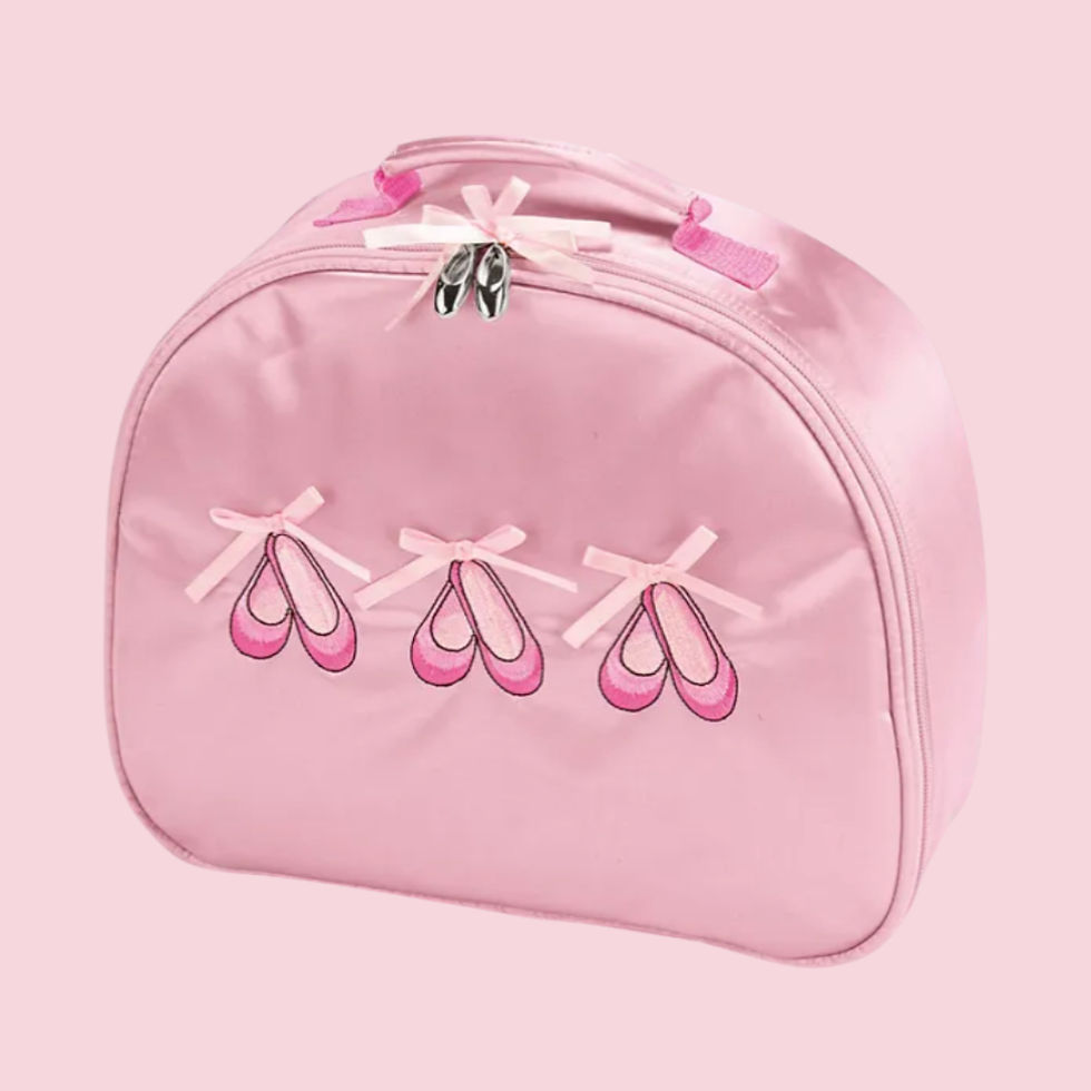 Pink Satin Ballet Bag