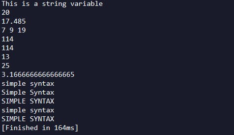 Python Variables