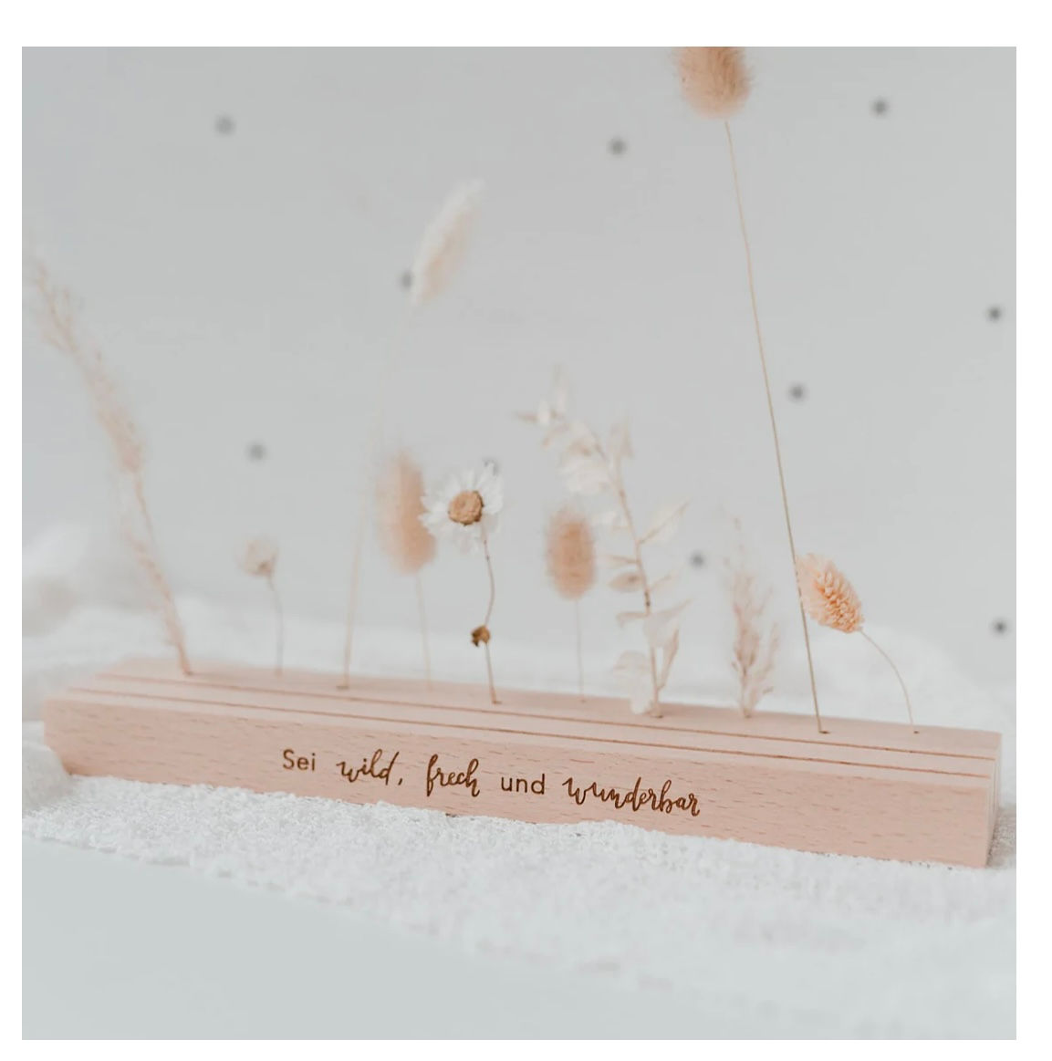 Großer Karten- und Trockenblumenständer Wild & Frech Eulenschnitt