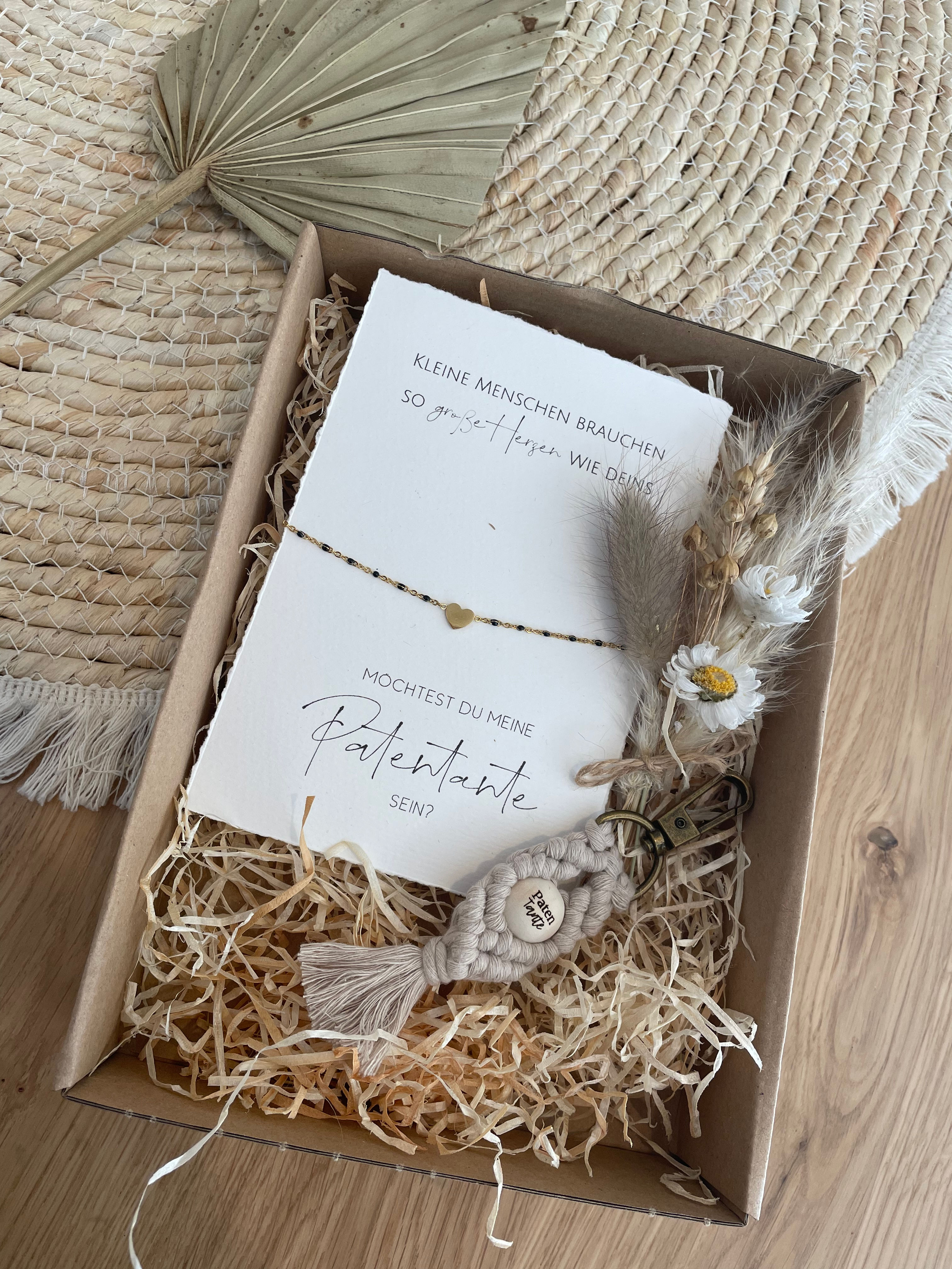 Geschenkbox Willst du meine Patentante sein