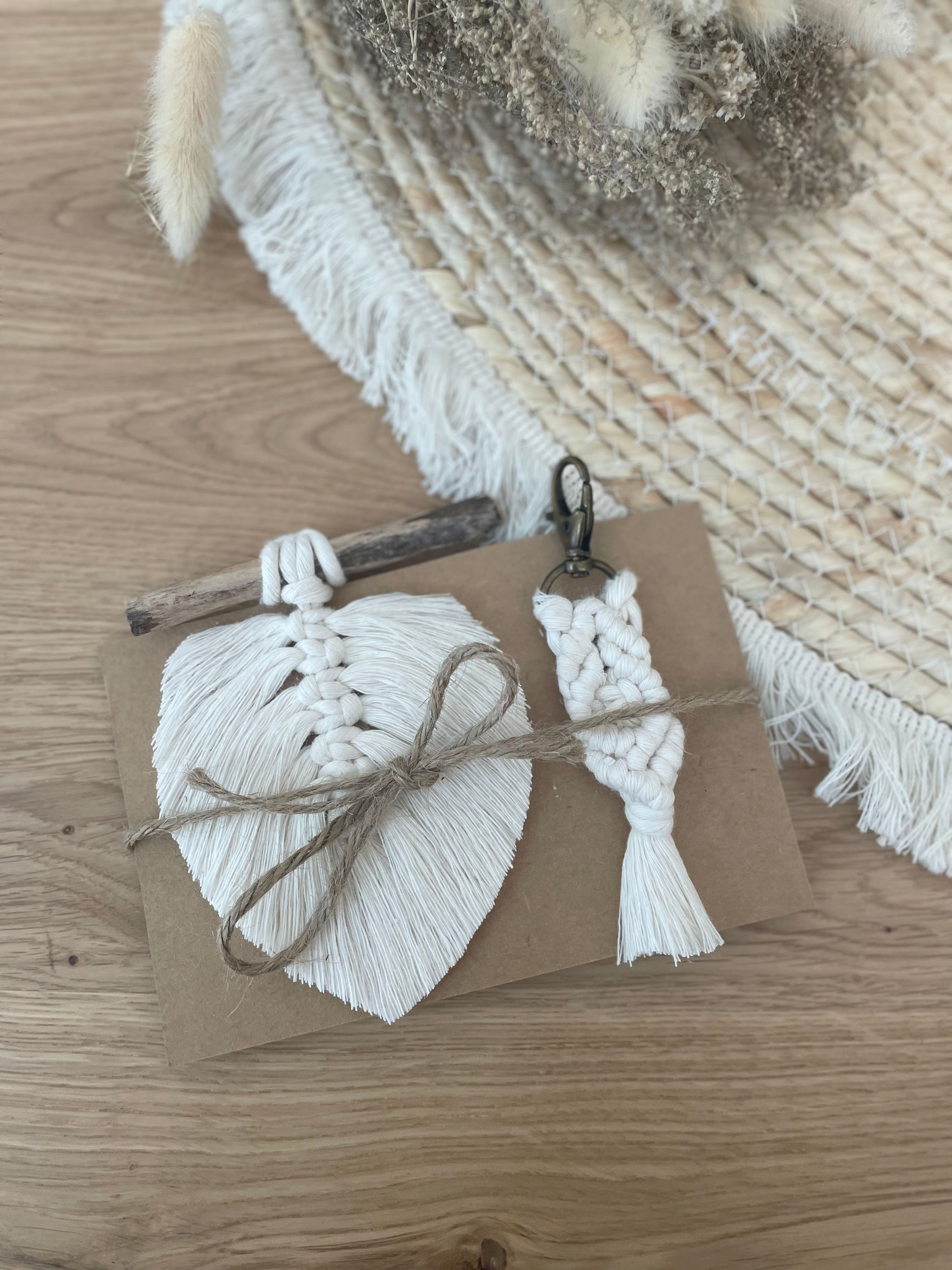 Rückspiegelanhänger + Schlüsselanhänger Set