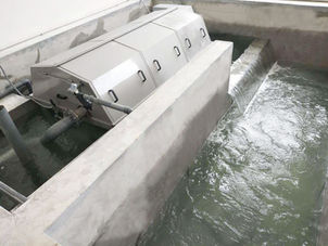 300-400M3/hr 316L SS drum filters