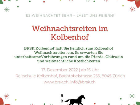 In die Agenda eintragen: Weihnachstreiten BRSK am 17. Dezember.