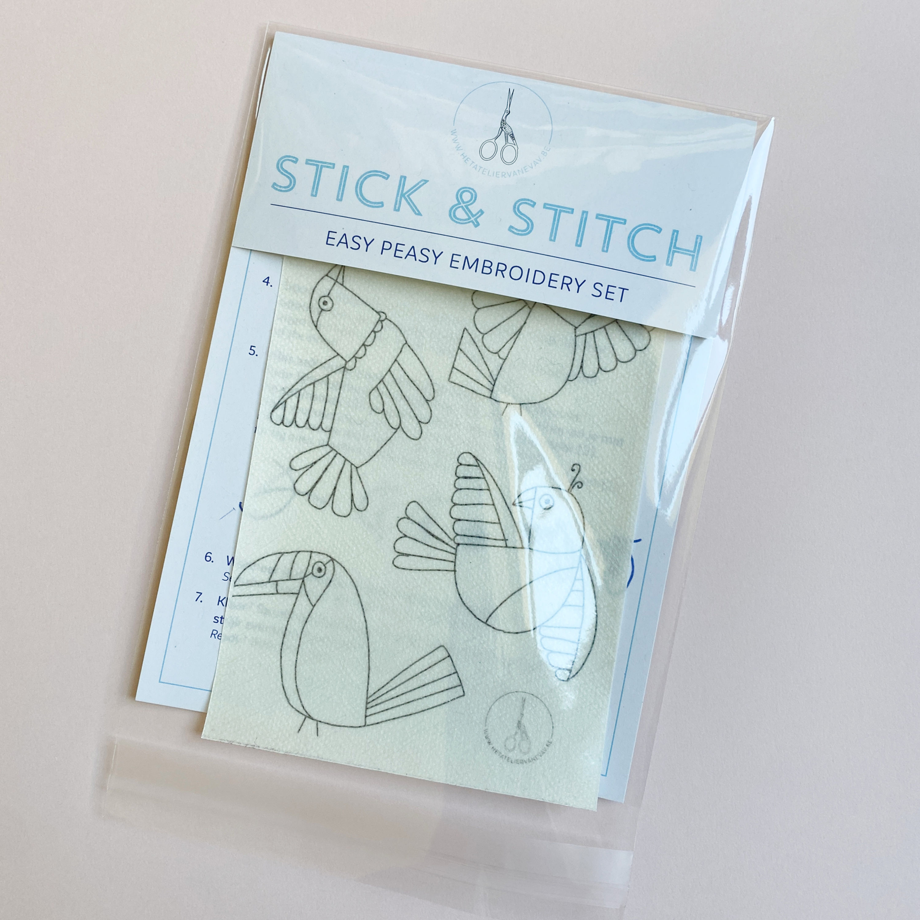 stick & stitch *birds* refill