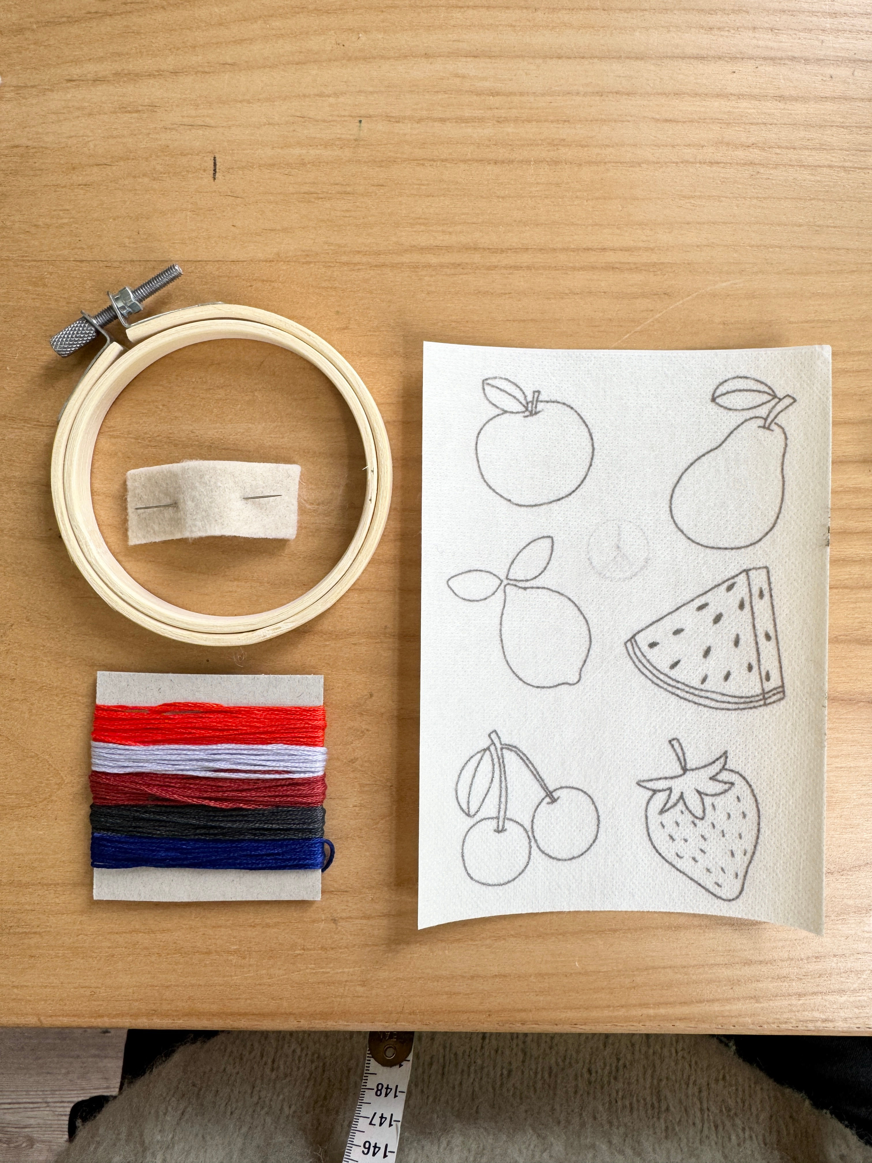 stick & stitch *fruit*