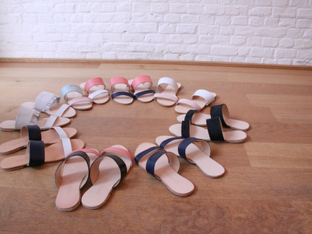 Sandalen in de winter