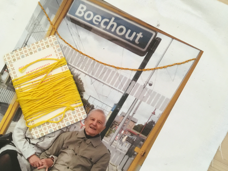 Borduren op foto