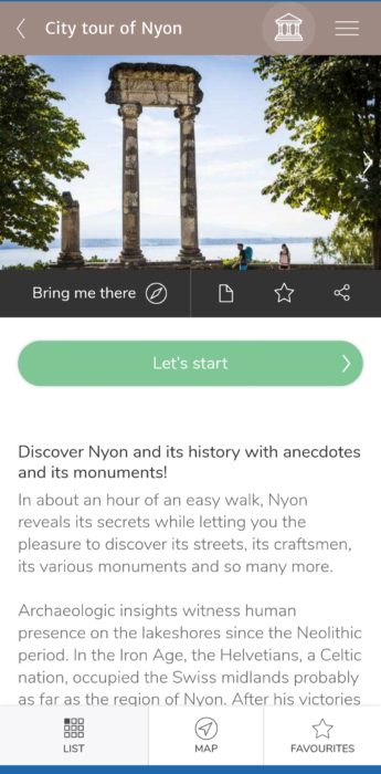 Nyon:Guide App