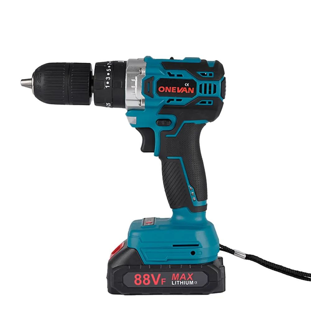 ONEVAN 450N·m Brushless Cordless Impact Drill 25+3 Torque | For Makita 18V Batte