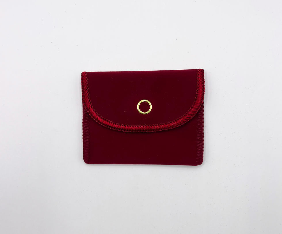 サムネイル： 【50枚入】ジュエリーポーチ 角型ポーチ Sサイズ｜アクセサリー用（型番：PO-01-S）