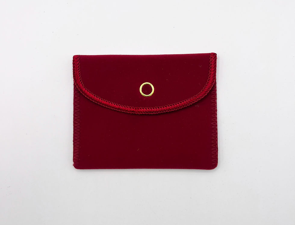 サムネイル： 【50枚入】ジュエリーポーチ 角型ポーチ Lサイズ｜アクセサリー用（型番：PO-01-L）