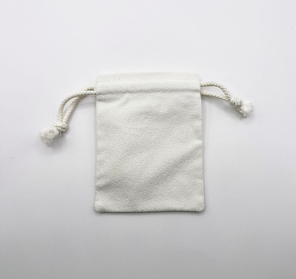 サムネイル： 【100枚入】スエード調スクエア巾着ポーチ Lサイズ｜ジュエリー・アクセサリー用（型番：SC-061）