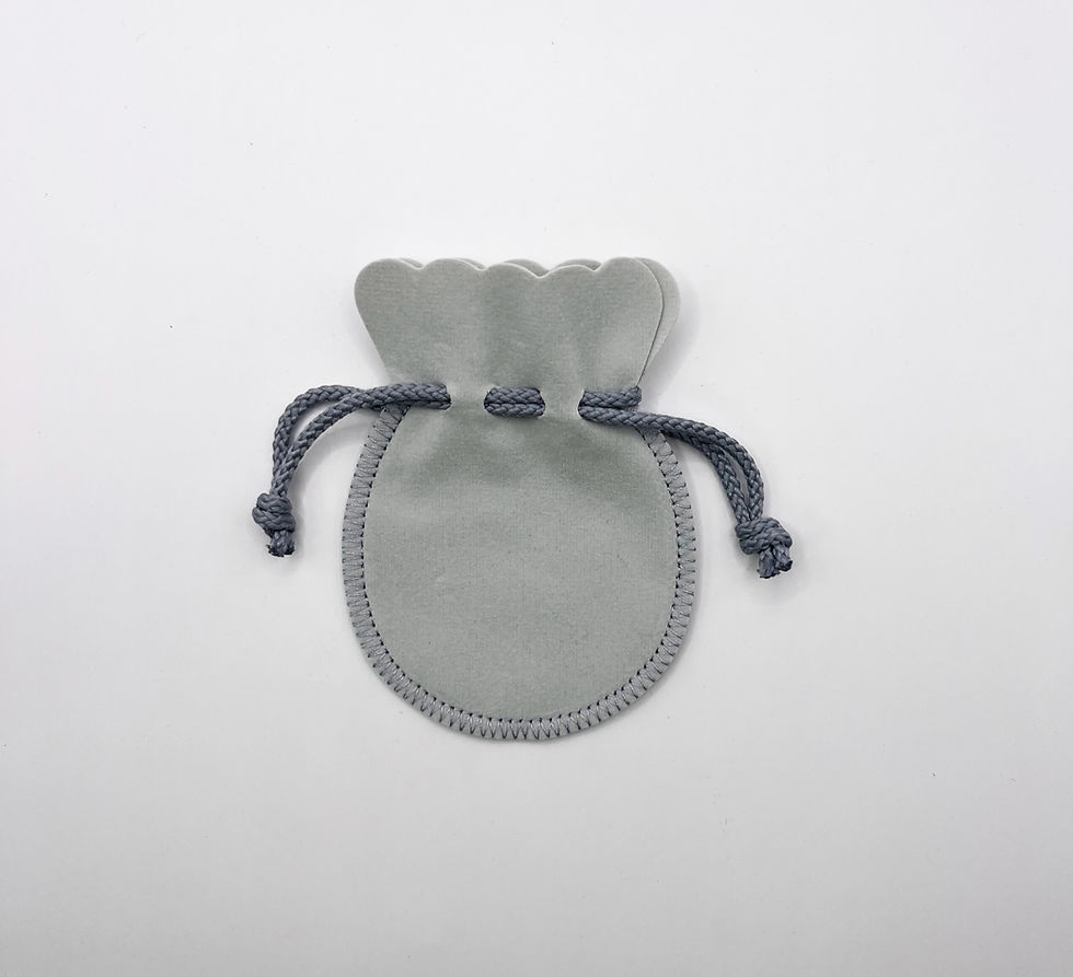 サムネイル： 【50枚入】ラウンドポーチ Sサイズ｜ジュエリー・アクセサリー用（型番：AO-A-3）