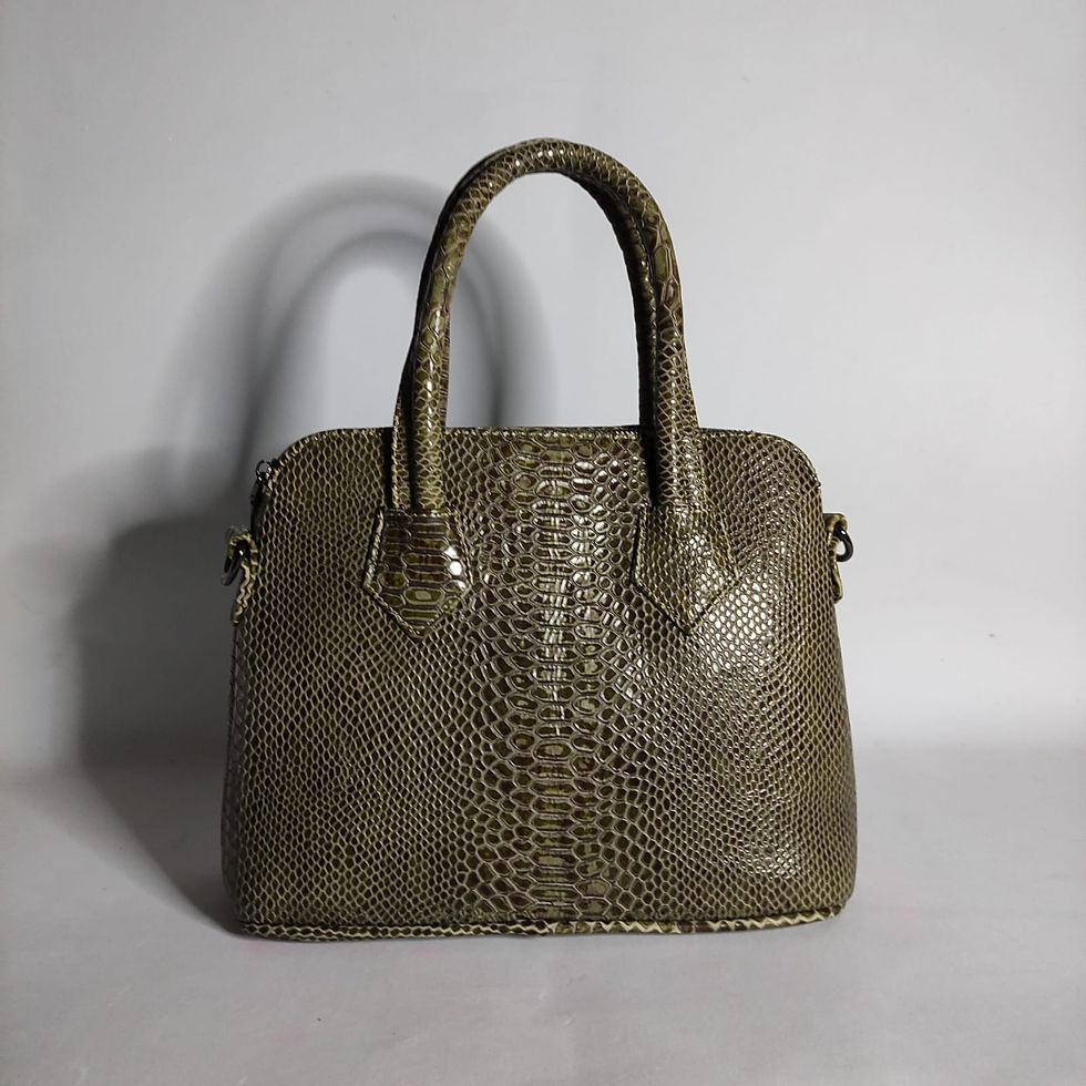 Miniatura: BAG MURCIA - Verde Ocre Serpiente