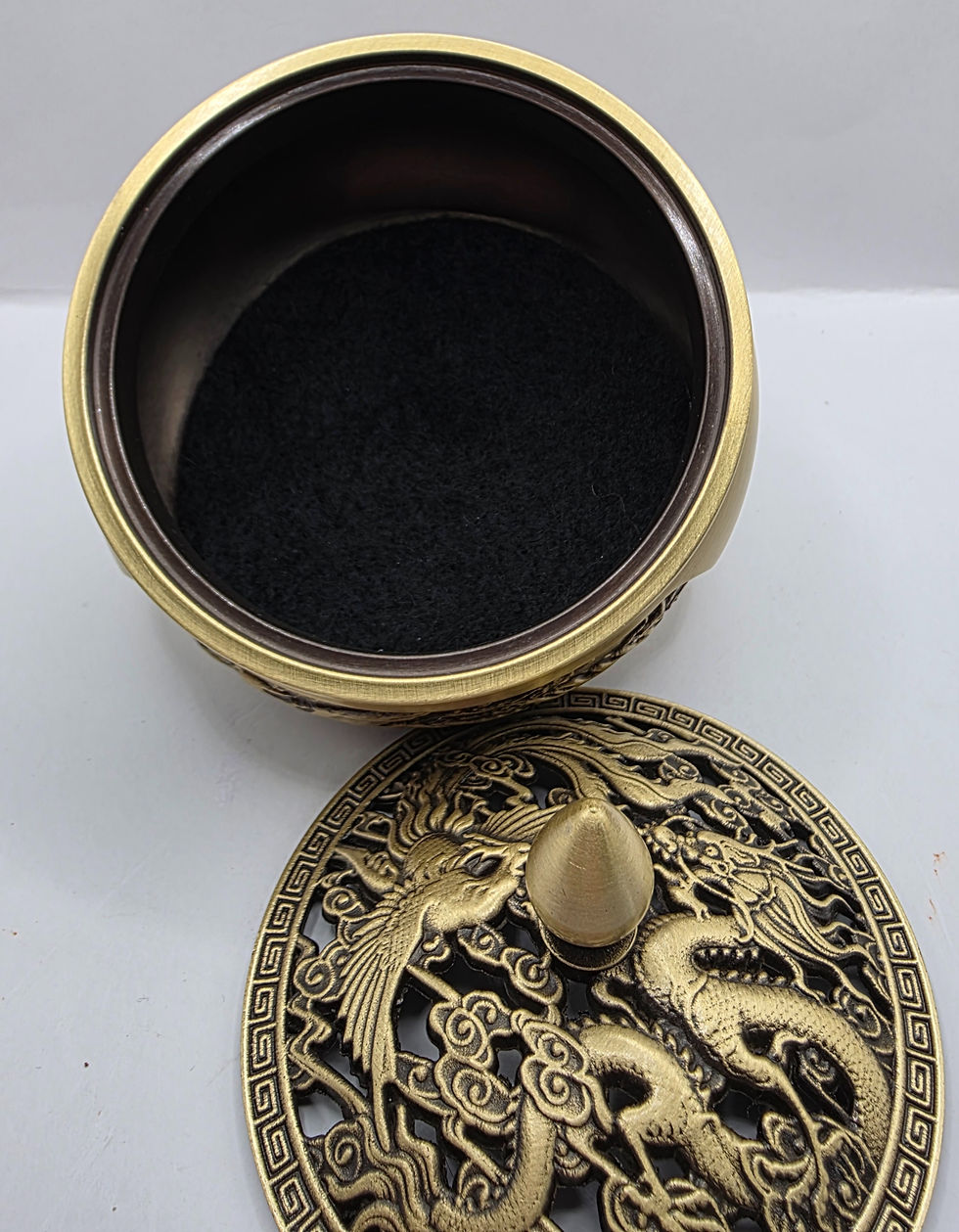 Thumbnail: Metal Incense Burner with Lid
