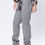 Miniatura: Calça Reta Brim com Pregas Cinza