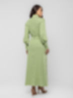 Miniatura: Vestido Longuete em Tricot Mangas Longas Verde