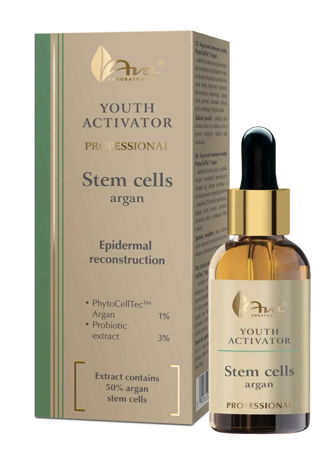 YOUTH ACTIVATOR ar argāna cilmes šūnam 30 ml
