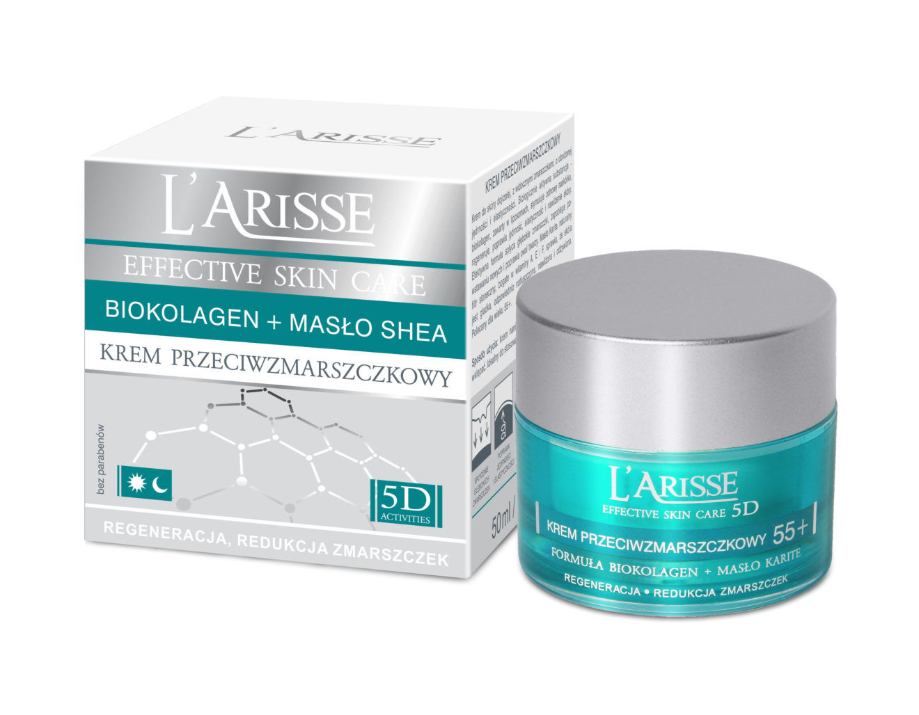 Larisse 55+ 5D Bio-kolagēns un šī sviests 50 ml