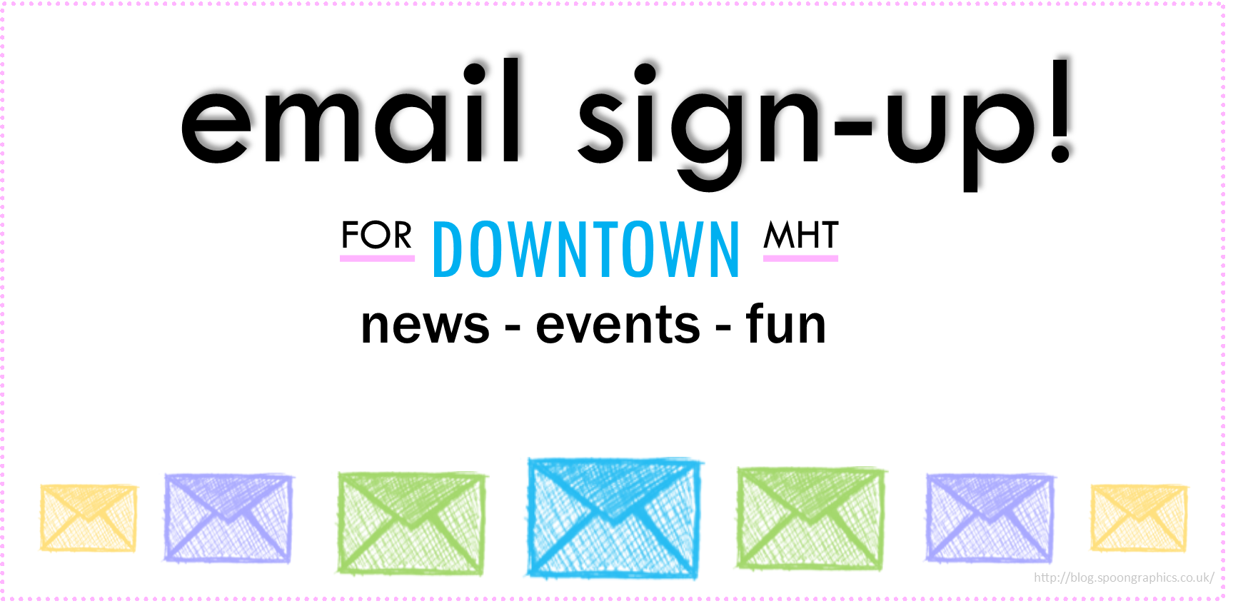 Sign up for our bi-weekly e-blasts!