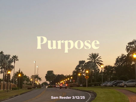 Impact Meeting 3/11 - "Purpose"
