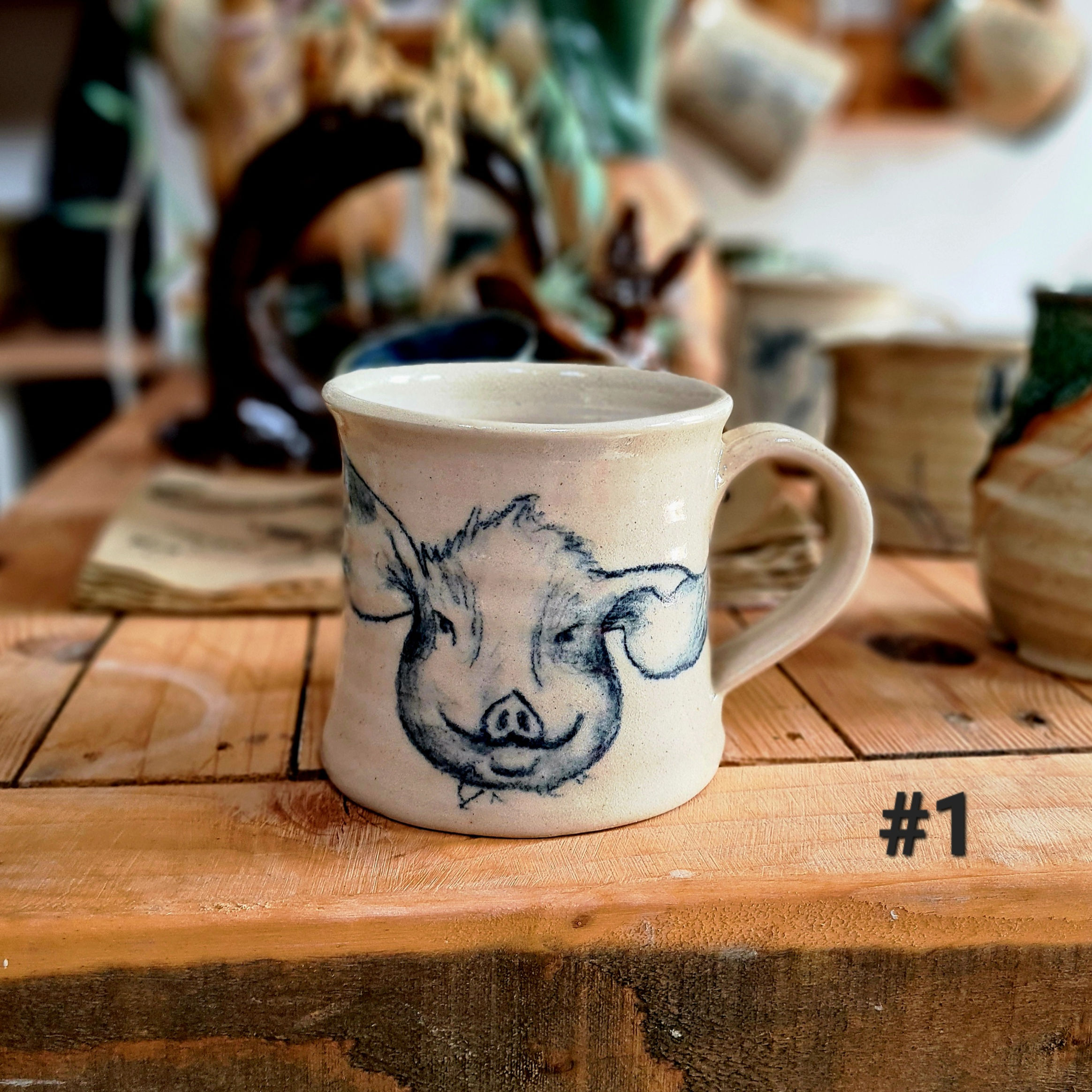 Pig mugs