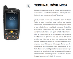 TERMINAL MÓVIL MC67