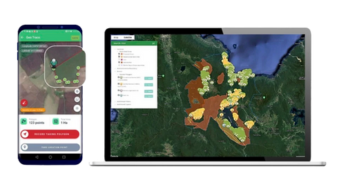 Geo Location & Mapping Features, traceability platform, KoltiTrace, by KOLTIVA
