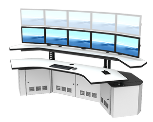 mobilier spécialisé pour salle de contrôle