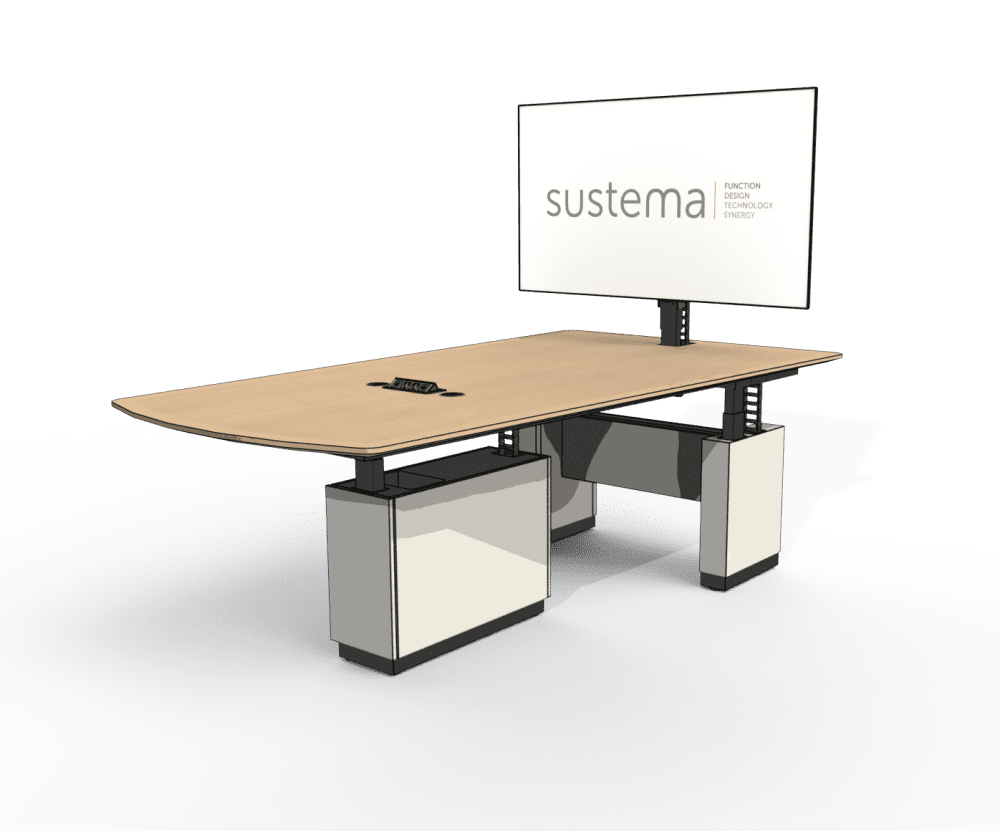 TV/AV Adjustable Meeting Table