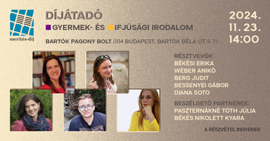 GYERMEK- ÉS IFJÚSÁGI IRODALOM DÍJÁTADÓ