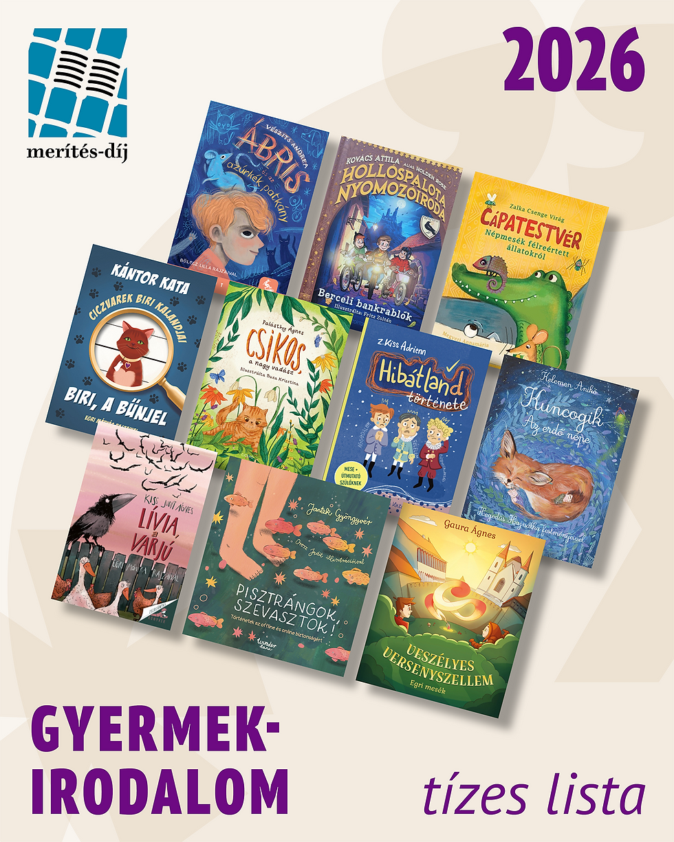 Gyermekirodalom 2026 – Tízes lista