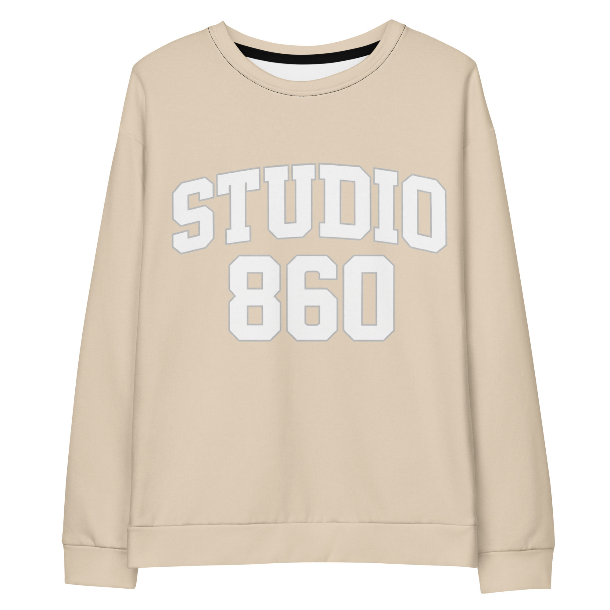 Unisex cotton sweatshirt - Champagne