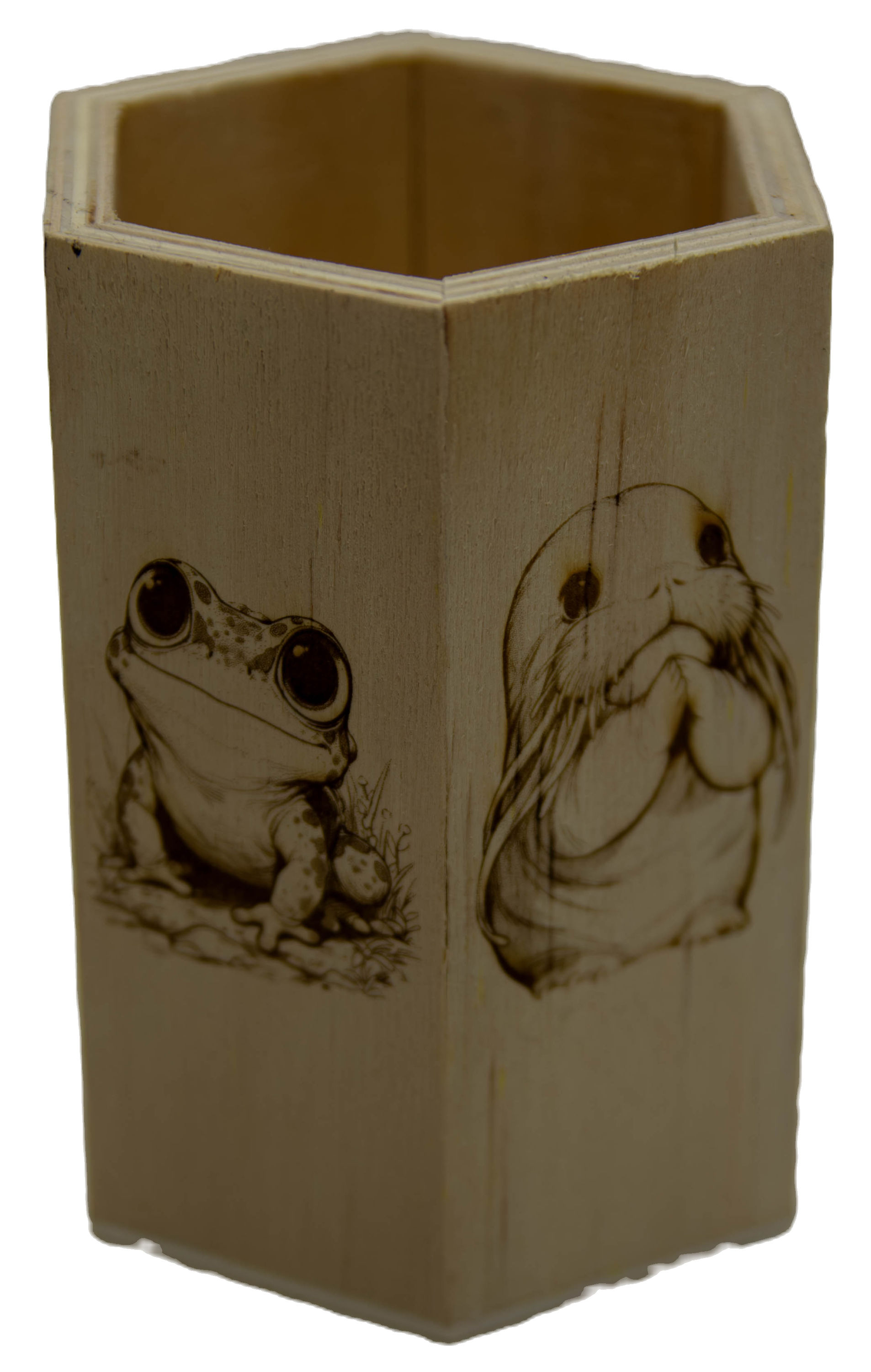 Pot en crayon "animal"