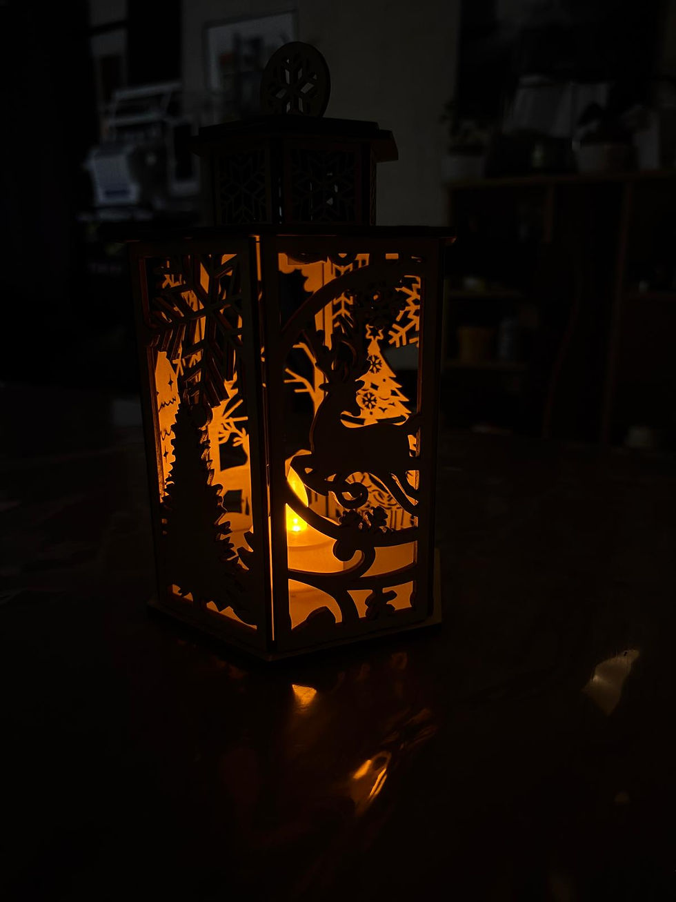 Miniature : Lanterne bois Forest