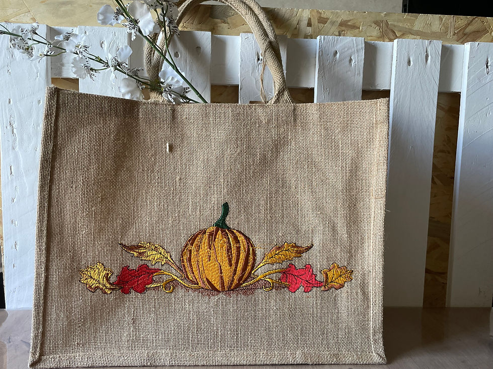 Sac en jute "automne"