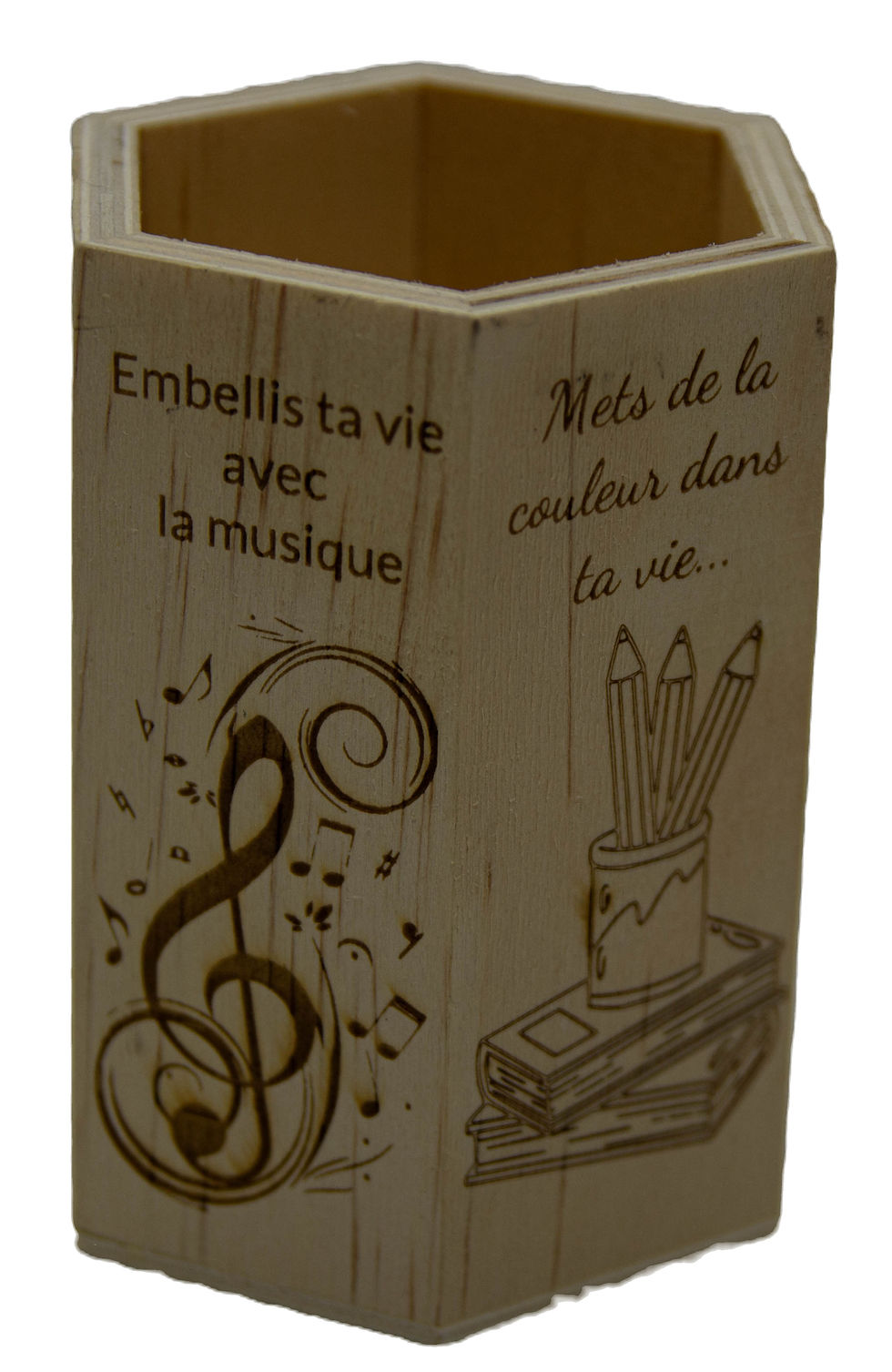 Miniature : Pot à crayons "pensées"