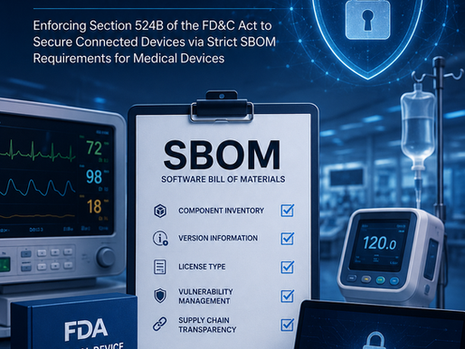 Strengthening Digital Health: Navigating the FDA Medical Device Cybersecurity Guidance and Mandatory SBOMs