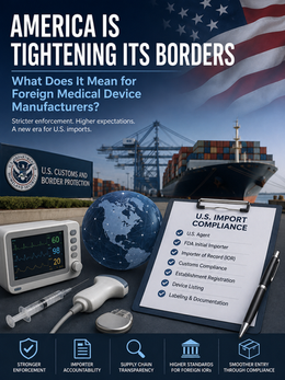 America Is Tightening Its Borders — What Does It Mean for Foreign Medical Device Manufacturers?