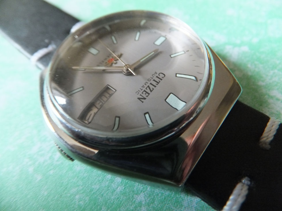 Thumbnail: Citizen Gunmetal Grey Dial 35mm 21 Jewel Automatic Winding Watch