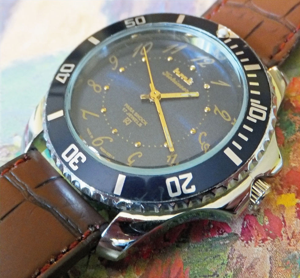 Thumbnail: A Magnificent looking 40mm divers style watch A new watch using a new old stock