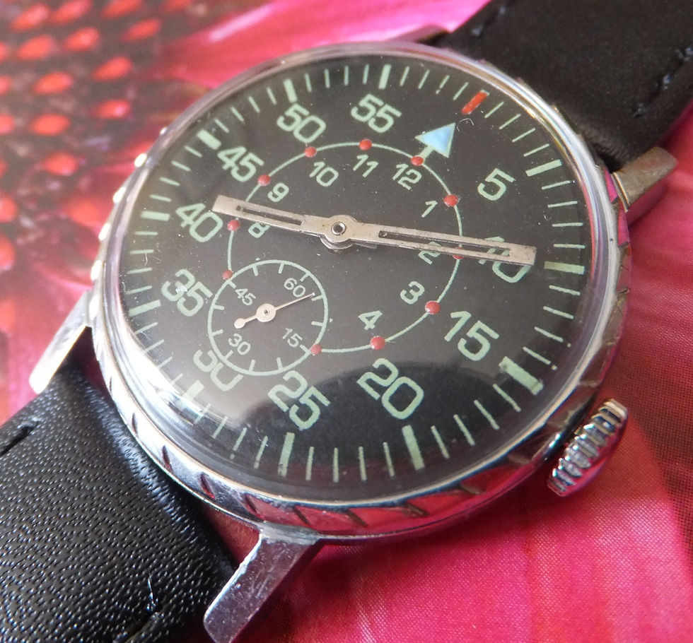 Thumbnail: USSR Pobeda Zim Soviet Watch "Fleiger" Pilot Aviator