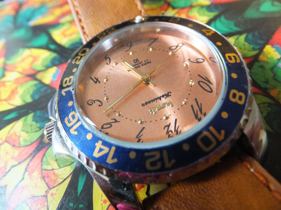 Thumbnail: Made in India - "Kohinoor" Copper 40mm Diver Style Manual Movement Watch by HMT