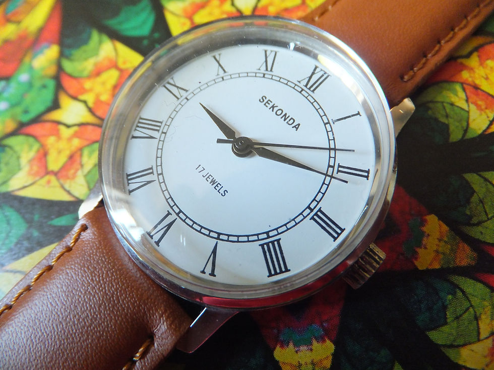 Thumbnail: Classic Sekonda 34mm Manual Winding Gentleman's Watch