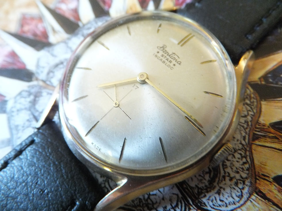 Thumbnail: Bentima "Star" Cal 1525 17 Jewel 34mm Manual Winding Watch